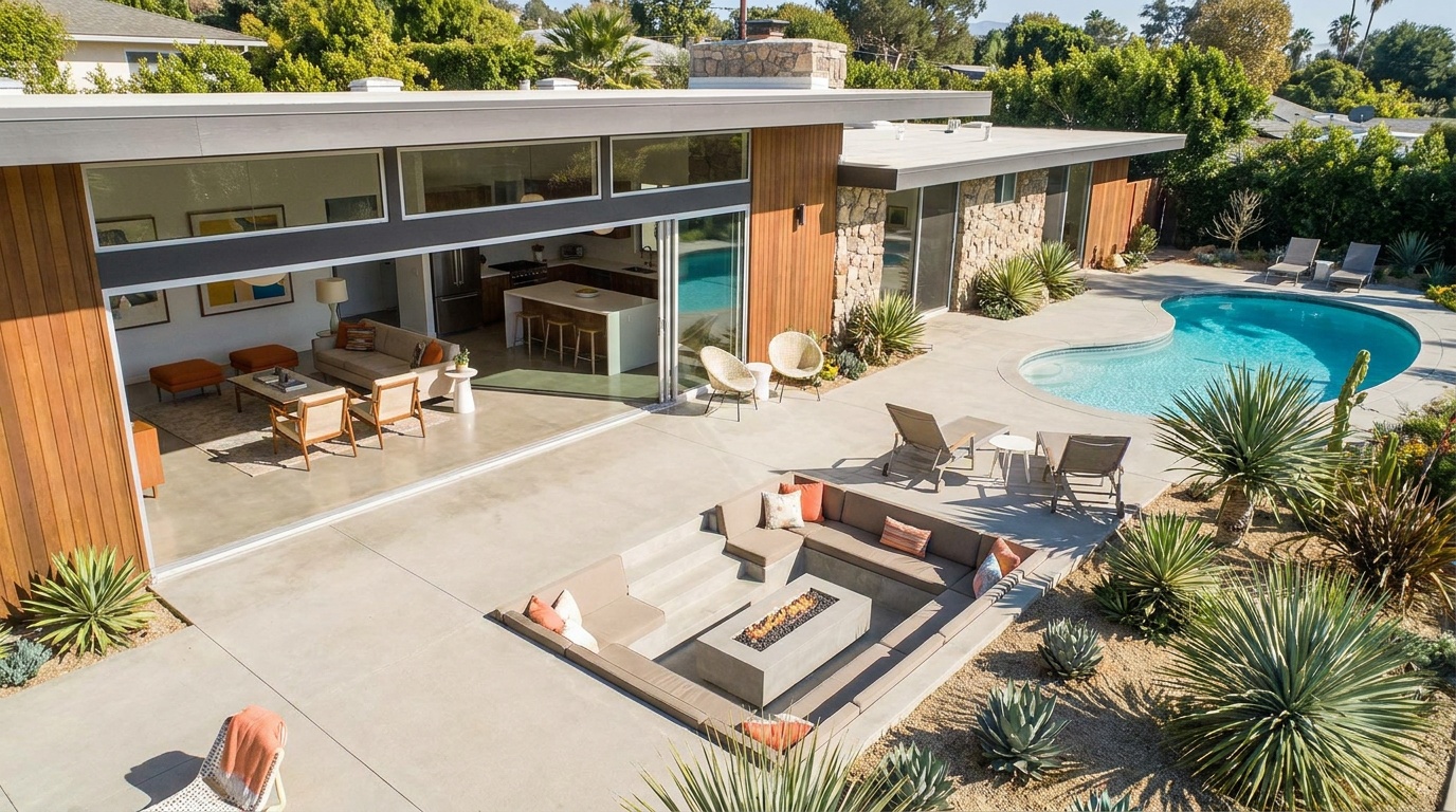 California indoor outdoor living design