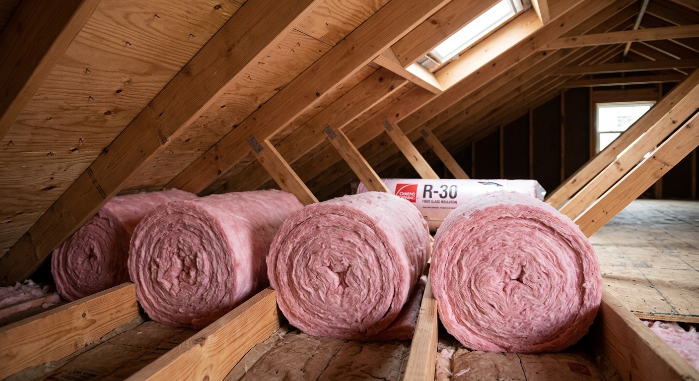 Attic insulation windows